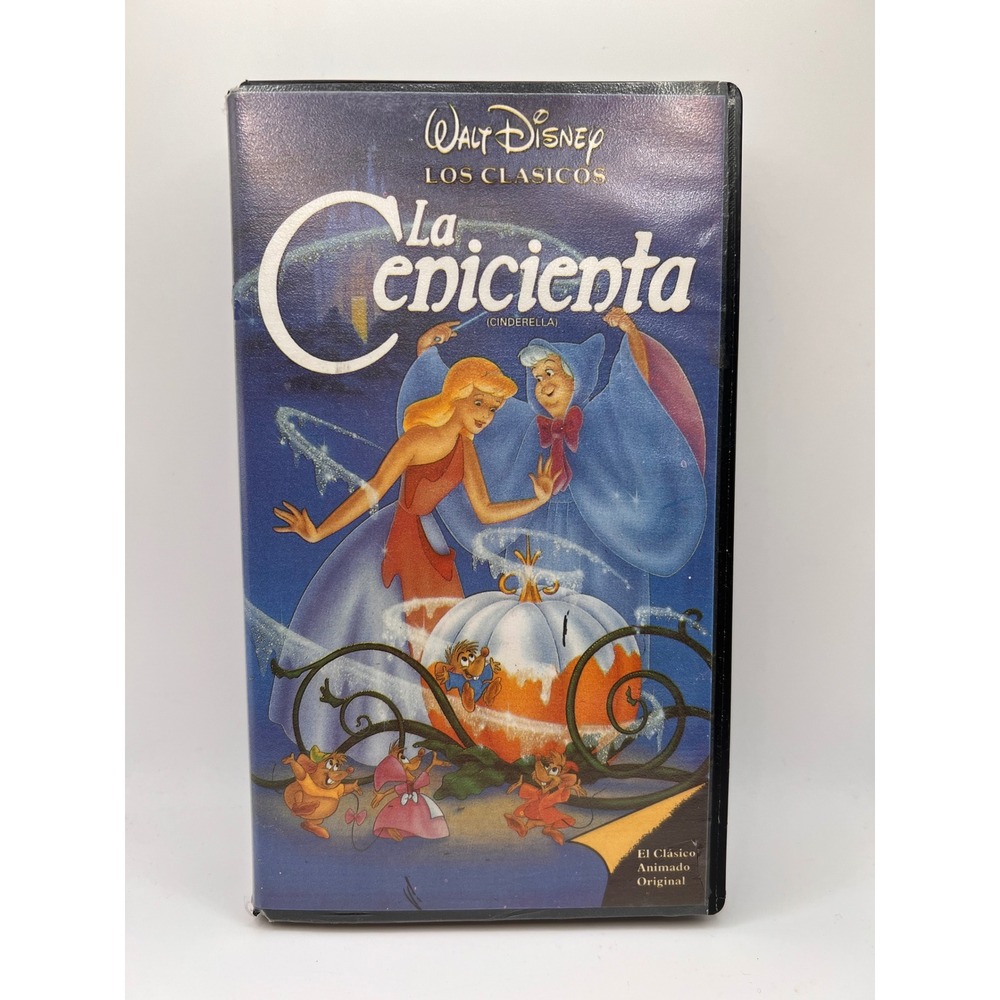 Walt Disney Los Clasicos La Cenicienta (Cinderella) VHS Spanish Edition